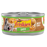 Friskies Tin Paté Mixed Grill Adult Wet Cat Food - 156gm